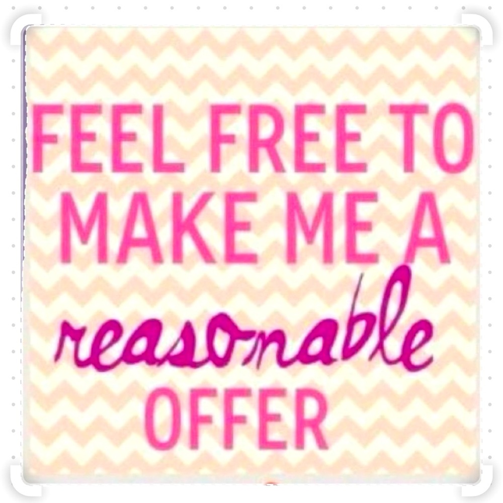 Reasonable offers welcomed!